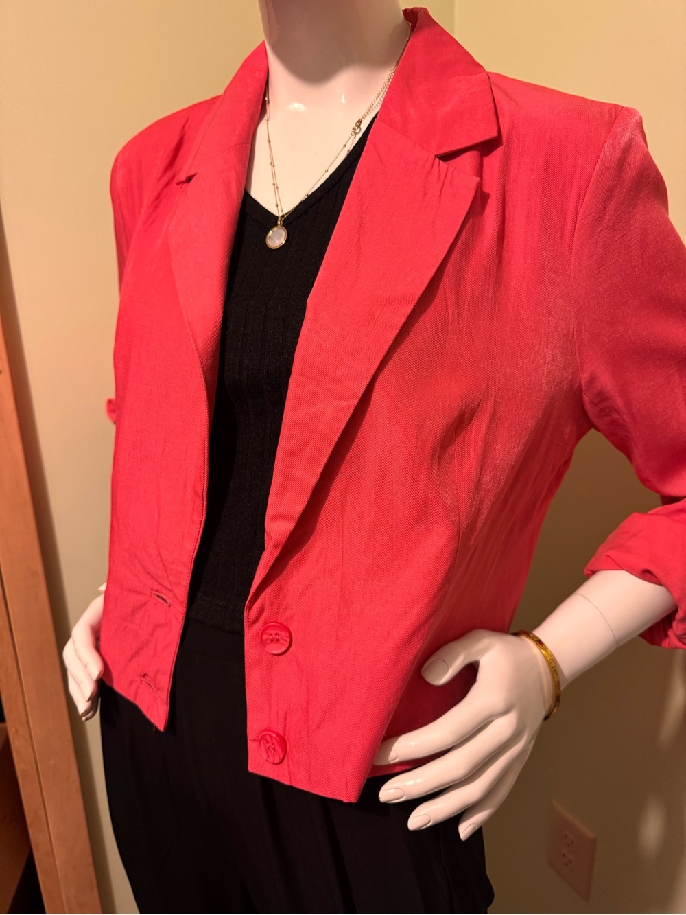Women's Beautiful Coral /watermelon colored Jacket/Blazer